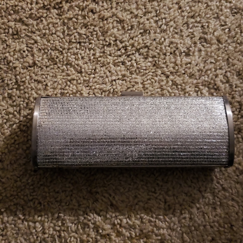 Silver Unlisted Kenneth Cole clutch